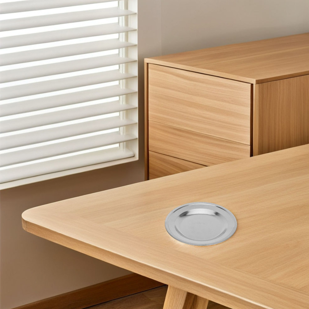 2 pièces, plateau rond en acie - Drip Tray Saucer avis et prix